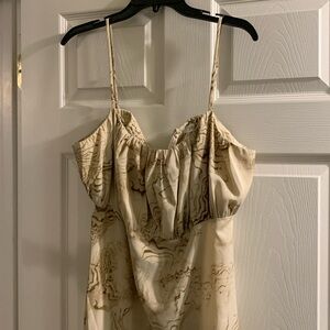 Dissh Cream Dress …..worn once size 14 hits below the knees